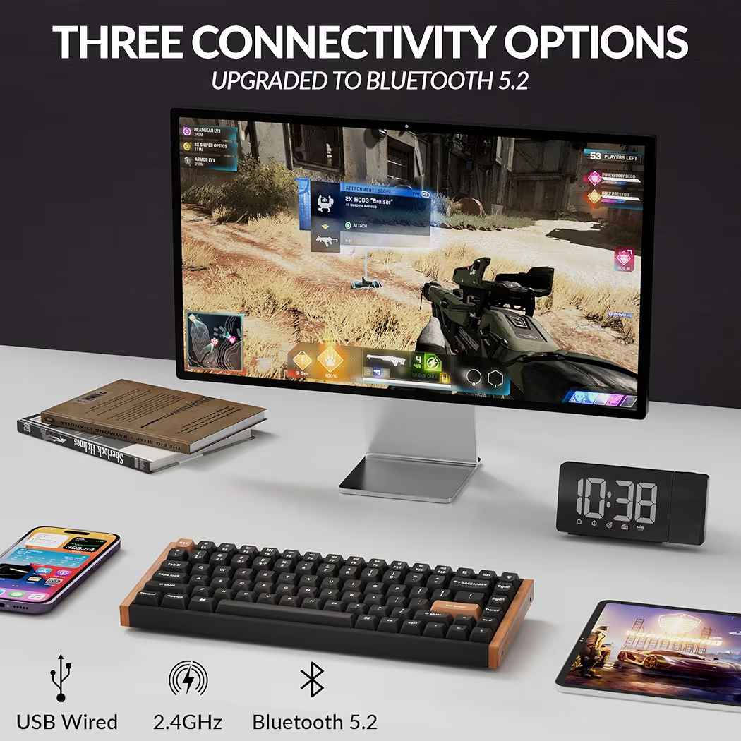 Keychron K2 HE Rapid Trigger Wireless Custom Keyboard with Hall Effect Gateron Double-Rail Magnetic Switch, QMK 2.4 GHz Bluetooth 5.2 RGB Compatible with Mac Windows Linux (Aluminum + Wood) أربيل, العراق


**إذا كنت صاحب هذا الإعلان وتريد حذفه لأي سبب، رجاءا أرسل رسالة إلى الدعم الفني**