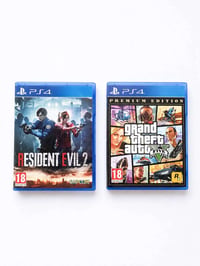 PS4 • GTA V • ريسدنت إيفل 2