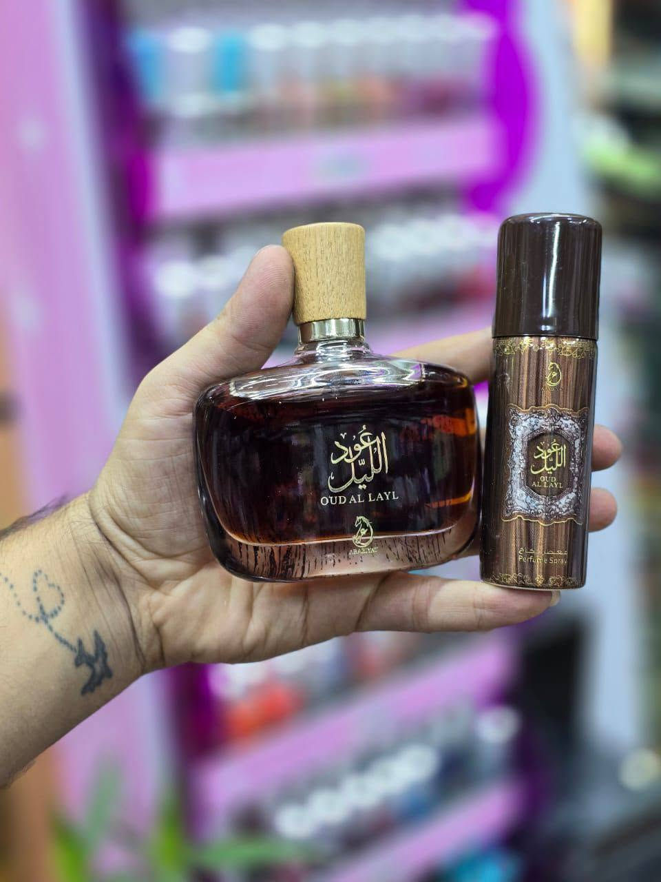 عطر عود الليل
OUD_MOOD_ORIGINAL

 عطر( عود اليل) للنساء ورجال 
من أفضل أنواع العطور الشرقية
 
 عبارة عن مزيج من العود المعتق
 مضاف اليه خشب الكمبودي 

صناعه إماراتي 
ثبات فوق ال 48 ساعه 

🔥🔥 حجم العبوه 100 ملي 🔥🔥
شرط الاصلي الاماراتي

+ ياتي معه مانع تعرق هدية🌷🌷

السعر 25 الف مع التوصيل #عطور ماركه


**إذا كنت صاحب هذا الإعلان وتريد حذفه لأي سبب، رجاءا أرسل رسالة إلى الدعم الفني**