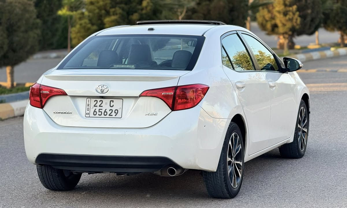 سلام عليكم
كورلا موديل 2019
الفئه XSE  1/1 فول الفول 
سلايد 
بصمه
كشنات جلد 
كشنات تدفئه
اشاير بالمري
لدات نهارية امامية
لايتات زينون
اوتو هولد 
رادار امامي 
 تحديد مسار
شاشة كبيرة
كاميرا خلفية دوارة 
شاشه لمس 
تحكمات ستيرن
مثبت سرعة
شفت ستيرن
رقم اربيل جديد
ظرر بويند فقط صبغ
شرط تحويل وغرامه
مكان ديالى /خانقين
سعر 154
استفسار ***********
