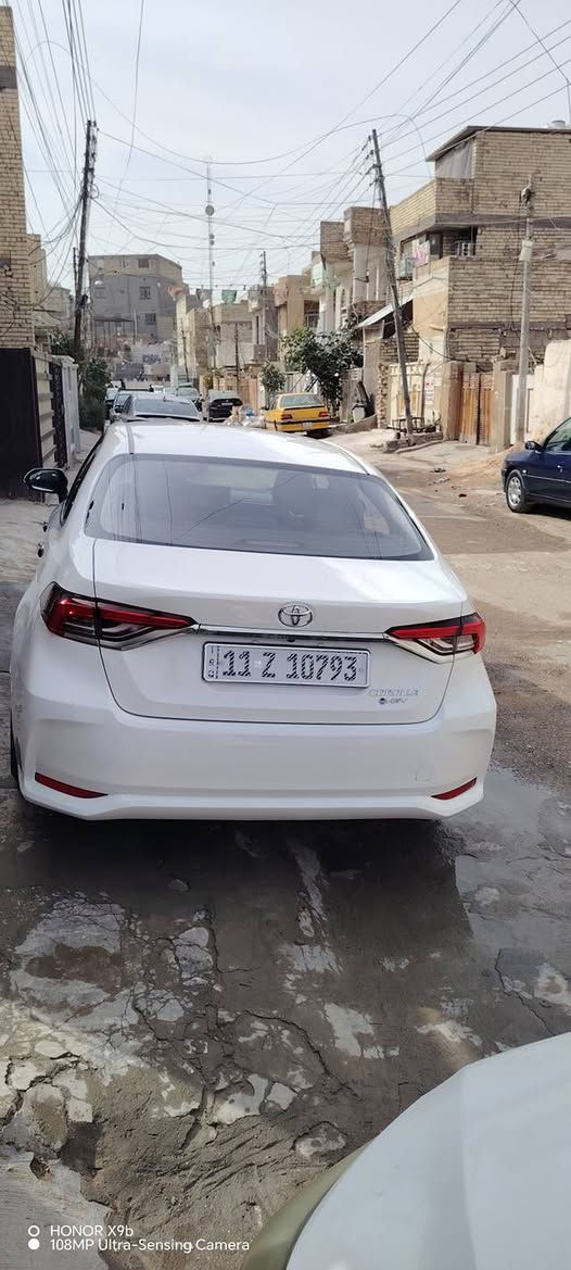 كورلا الشكل الخليجي موديل 2025 مكفول من صبغ  و تبديل ماشية 2500 كيلو فقط اخت الزيرو السيارة جلد سلايد تحكمات سبير منازل مواصفات الكورله المعروفه بيه بارد كد شبر ما مبين يم الرقم الخلفي  بسعر مناسب ب 23 مليون  الشراي يتصل ***********موجوده بي بغداد حي الجهاد
