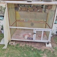 وبركاته قفص للبيع بدون طيور ب100 وبي مجال قفص ارتفاع 150 وعرض 150 نزال...