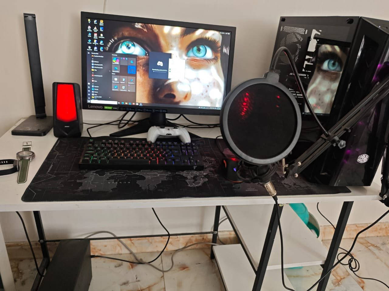 تجميعيه للبيع
المعالج: AMD Ryzen 5 5500
كرت الشاشة: NVIDIA GeForce RTX 3050 (8GB)
 الرامات: 16GB DDR4 بسرعة 3600MHz
 الشاشة: 1920x1080 بدقة 144Hz
 نظام التشغيل: Windows 10 Pro
Ups 2500
مع ميز و مايك وماوس وكيبورد  وسماعات خارجيه. وماوس باد 

تجميعيه كامله وبالعافيه ع الياخذها 

سعر مليون و100 
مكاني فلوجه 
للتواصل  واتساب   ***********
