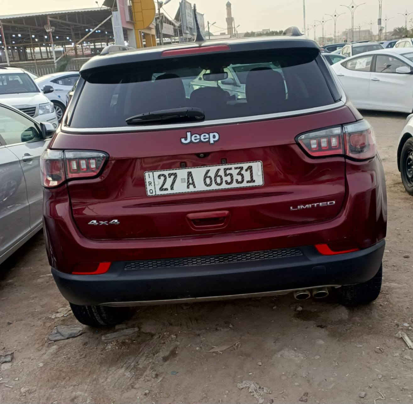 ألسلام عليكم
جيب كومباس
موديل 2020
محرك 2.4 
ألگير  9 نمر  
ألسونار بالمنشور
ماشيه 51
ألسياره جاهزه من كلشي وأحلى من ألصور

حادثها چاملغ وبنيد
 ألسعر 135 وبيها مجال حگ ألجيه
مكاني ذي قار ــ سوق ألشيوخ 
***********
***********
