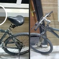 عند بايسك عدد ٢ واحد بناتي ياباني حجم ٢٦ والثاني جبلي نوع جاينت حجم ٢٦...
