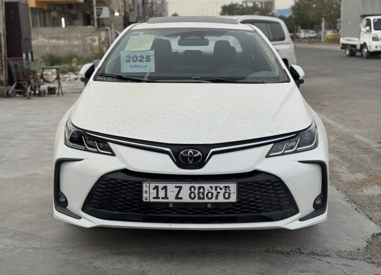 للبيع 📍
كورلا موديل 2025 شكل الخليجي زيرو 
ماشيه 7 ألف بعدها بريحة الشركه 
كفاله عامه من النكشه بدون اي نقص 
مكاني بغداد حي الخضراء 
***********
