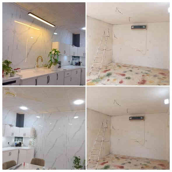 الحمدلله  تم انجاز  العمل في بيت
&&&&** كاك زياد   **&&&&
 < ديكور مطبخ ( بديل رخام + بديل خشب+ سقف ثانوي + اناره +كهربائيات) 
              في منطقة{{ ملك شاه}} 
                   أتمنى ينال أعجابكم 
           
          “”’’;;,, ديكورات خانقين ,,;;’’””
             ~~** كروب عمل **~~ 
ديكورات بلاستك_تغليف جدران_سقوف ثانويه
     وتأسيس كهربائيات كافة البنايات

بأسعار مناسبه وضمان العمل      {{[[<<***********>>]]}}ا
