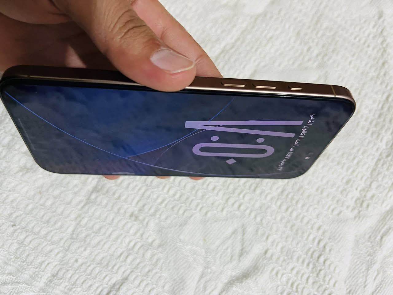 السلام عليكم ايفون 16 برو ماكس بالكارتون مشحون 33مرة ماستر نموذج m وتاريخ الشراء والتفاصيل كلها بالوصل السعر 1500000

***********
