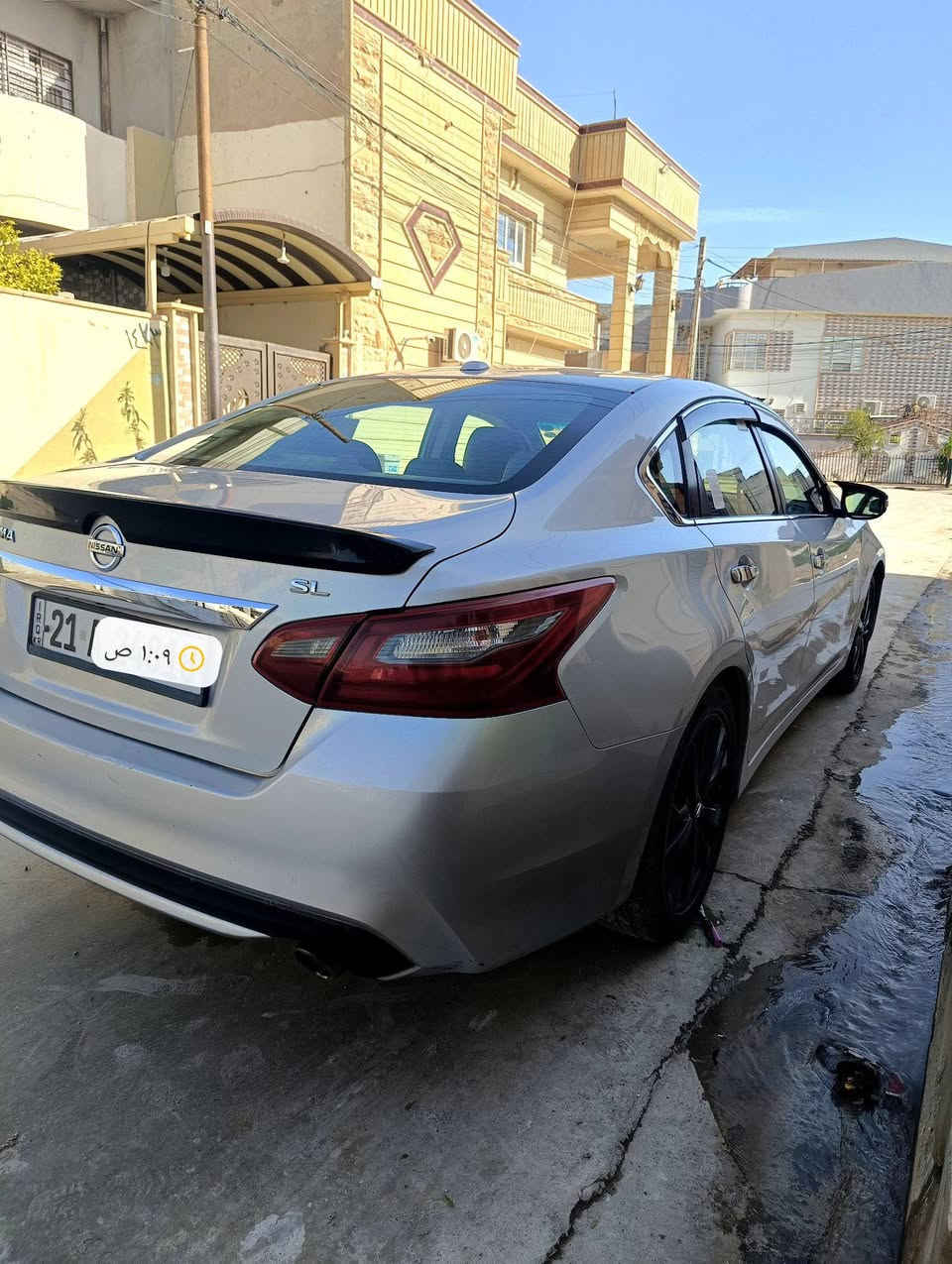 للبيع التيما SL
السعر 120 بيها مجال 
الضرر موضح بصوره
موديل 2018
الون سلفر 
رقم شمالي 
كشن جلد +كهرباء 
كشن هيتر 
تحكم ستيرن 
تثبيت سرعه 
كاميرا خلفي  
تايرات جديد 
تبريد تدفئه شغال 
صدر جديد 
كير مكينه بشرط
منضومه زنون كامل 
ماشيه 220 
رقم سليمانيه 
سنويه رقم جديد تحويل وكاله ثاني يوم 
 رقم الشاصي للمنشور 
مكان السياره الموصل

*********** بي واتساب
