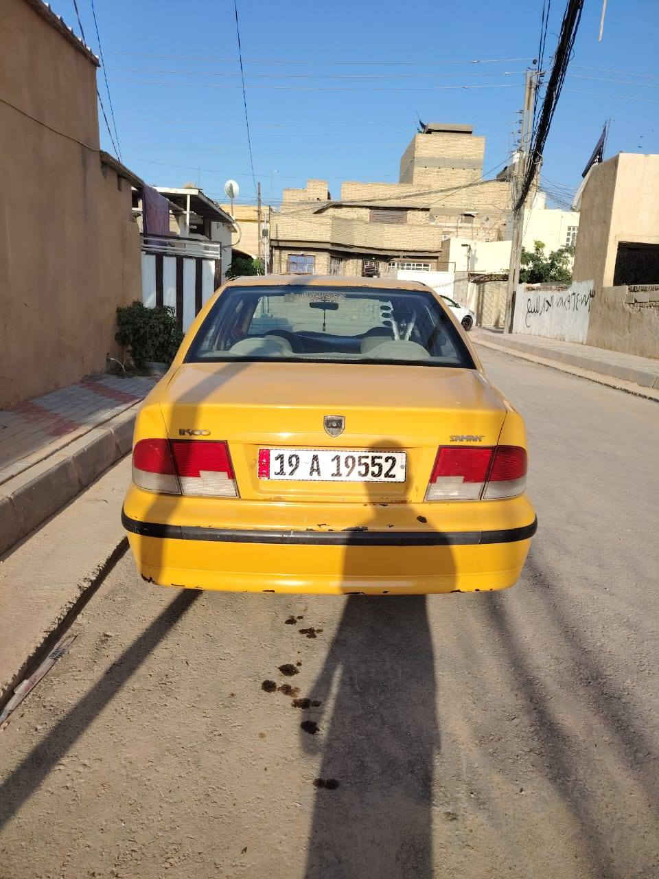 السلام عليكم سمند موديل 11 رقم كربلاء سنويه ل 29 مصفره هيئه وغرامات كير ومكينه كفاله حداديه جديده تايرات جدد تخم نوزل جديد تخم واير ابلك وبلكات جديد عبوه  فيت بم جديده لاضربه ولا صبغ ولا تبديل بس الهلالات لخلفيه معمره.(35 ) وبيهة مجال شي بسيط مكاني كربلاء (***********)
