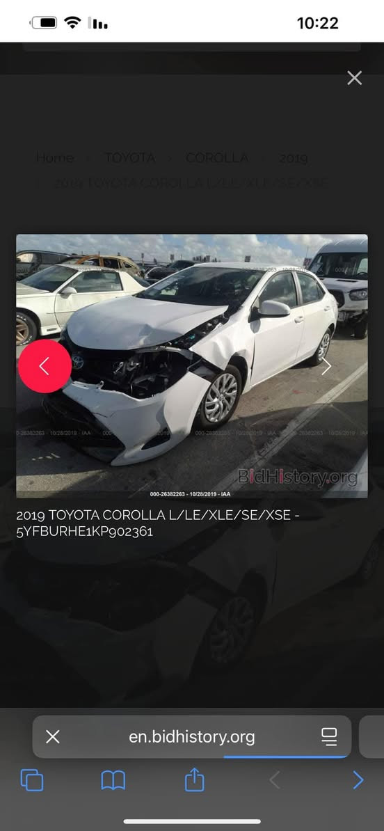 السلام عليكم كورلا 19حادث جاملغ وبنيد و صار بل عراق فقط صبغ بابين  اني مكلف بل نشر مكان السيارة بابل *********** السعر 128
