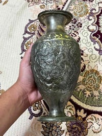 مزهرية نحاس • مزهرية تراثية • انتيك • قطع نادرة • تحفة فنية • شغل يدوي...