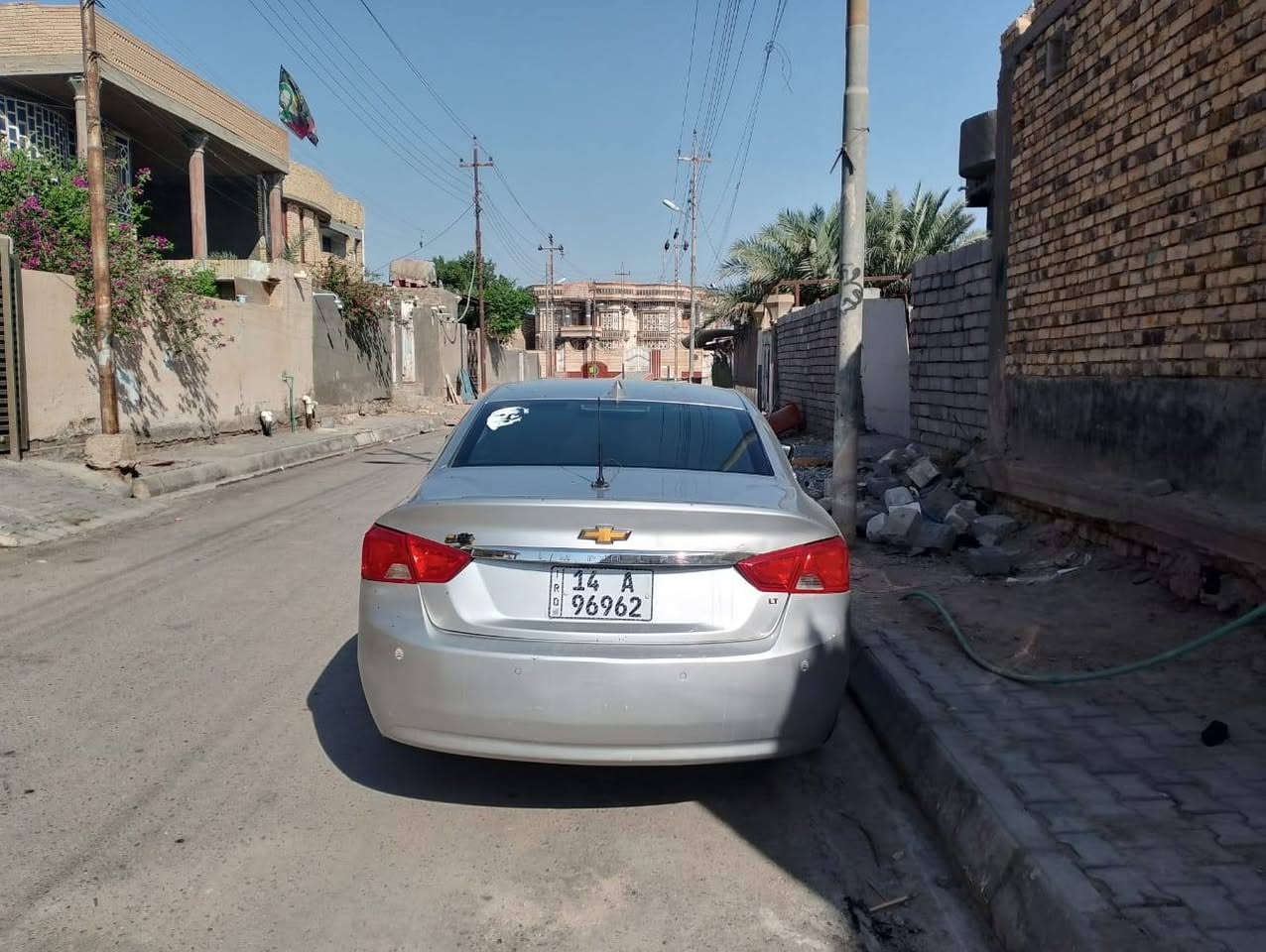 امبالا موديل ٢٠١٥ مكينه اربعة سلندر ٢٥٠٠ رقم بصرة دولي وهزة لون سلفري سعرها ١١٨ وبيها مجال وهذا رقمي بي واتساب ***********حادثها دعاميه اماميه
