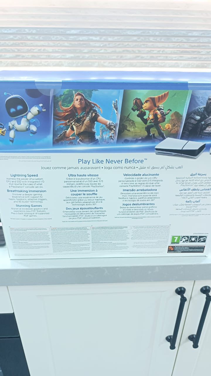 📦 الجهاز: PS5 إصدار أوروبي
💾 السعة: 1 تيرا  
🎮 يد وحدة أصلية  
✨ الحالة: جديد كليًا (غير مفتوح / وكالة)

💰 السعر: 800,000 دينار  
🔻 السعر بي مجال بسيط للجادين فقط  

📍 الموقع: بابل / الحلة  
🚚 توصيل متوفر لكل المحافظات  

📞 للتواصل: ***********  

⚡ جهاز نظيف ومضمون 100%  

❗ ملاحظة: الجهاز غير مفتوح نهائيًا
