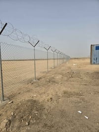 نعمل كافت اسيجه ابي ارسي سعر المتر ٤ونص له ٩الف كامل كرسته وعمل ٠٧٧١٠٣...