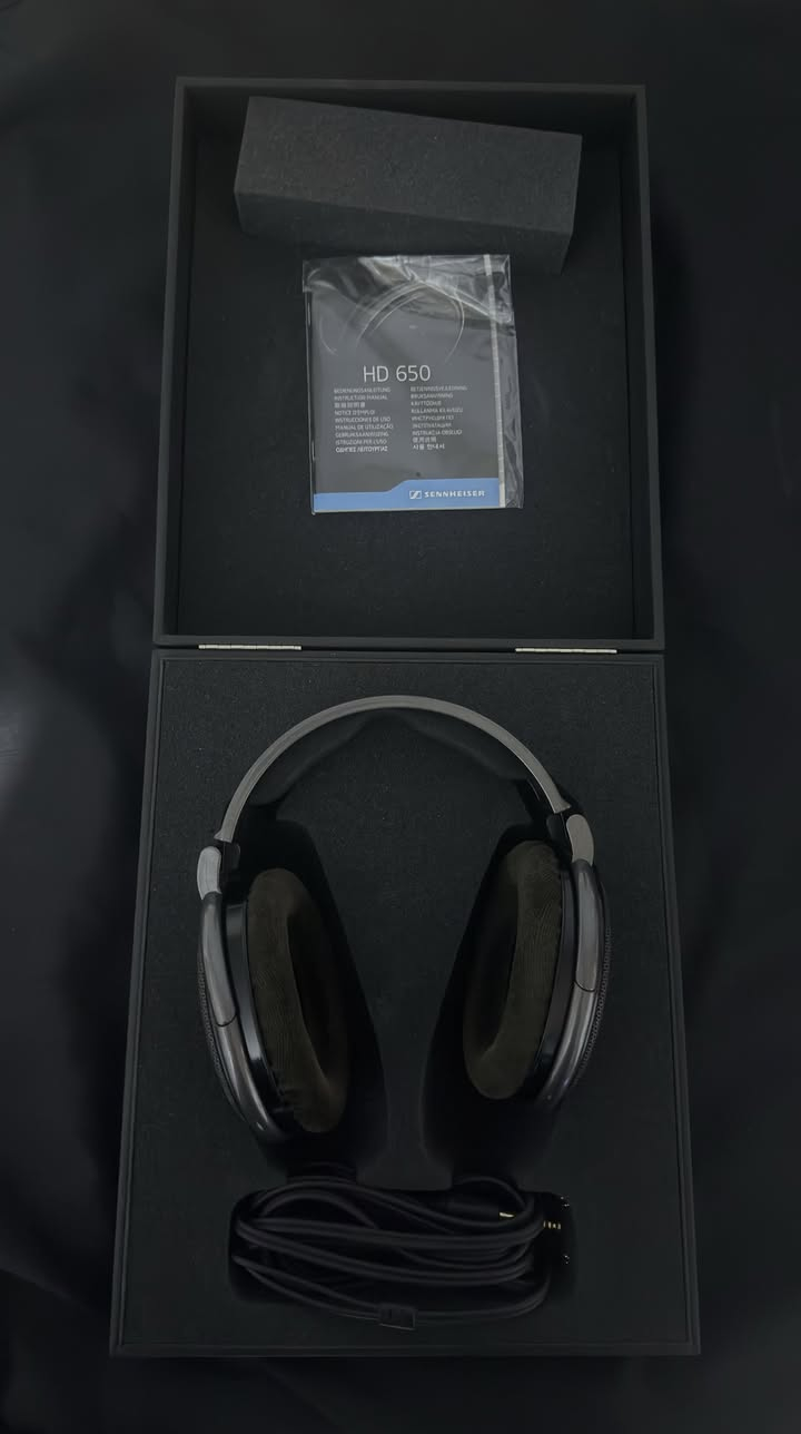 السلام عليكم
Sennheiser HD650 
مستخدمة بحالة جيدة جدا ، مع ملحقاتها كاملة 
السعر 220 الف . مكاني البصرة ما عندي توصيل


**إذا كنت صاحب هذا الإعلان وتريد حذفه لأي سبب، رجاءا أرسل رسالة إلى الدعم الفني**