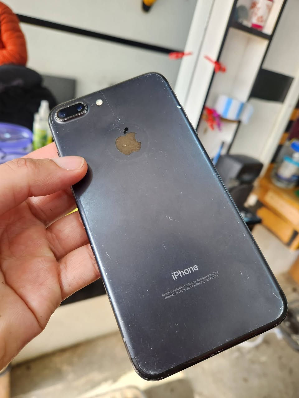 #للبيع ايفون ٧بلاص مبدل بطاريه وشاشه ذاكره ١٢٨ السعر ٨٠
للاستفسار الاتصال ***********
