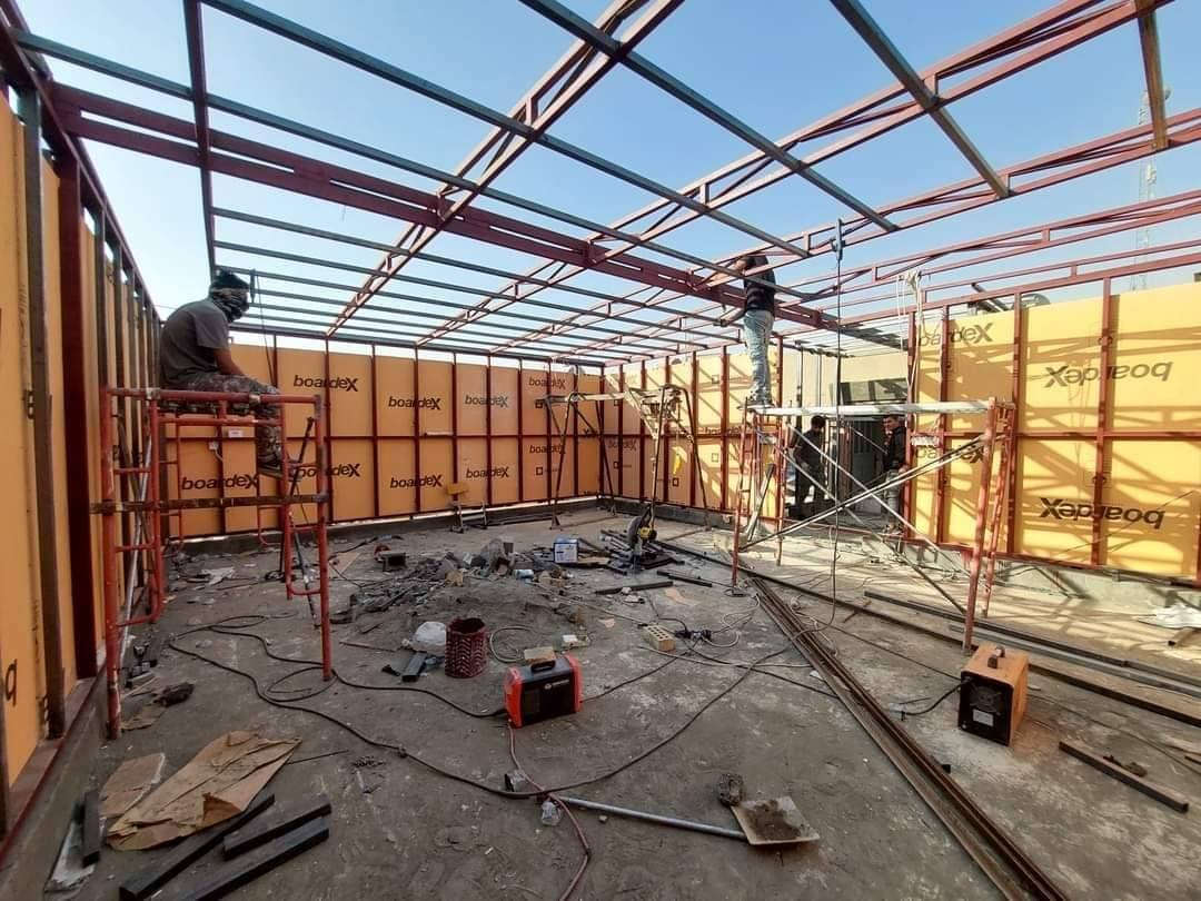 متابعينا الكرام يسر معمل الماهر للأنشاءات المعدنية لعمل كافة الاعمال الحديدية
عن تجهيز كافة المزارع والشاليهات ورياض الأطفال وحدائق عامة بكافة الالعاب
مرجوحة.... جلسات... شوايات... كرفانات.... فرارات
مساطب.. ميزان... ديلاب هواء
وكل ماتحتاجو
ماعليكم سوى الاتصال على الرقم *********** بادارة الاستاذ ماهر ابو محمد العنوان بغداد الشعب قرب السيطرة منطقة السريدات عل شارع العام
