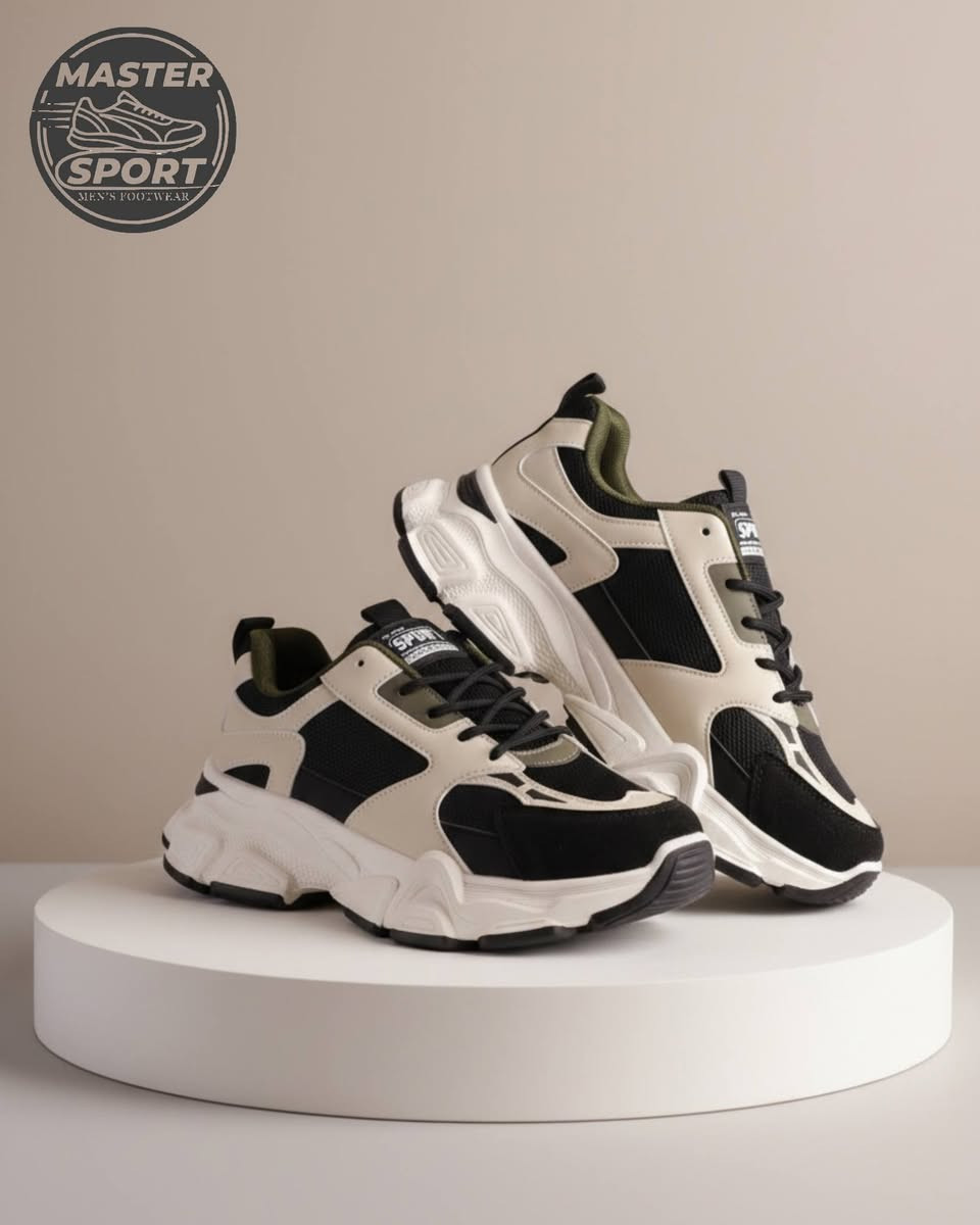 👟 Master Flex Runner
حذاء سبورت عملي ✨ تصميم عصري يناسب الشغل والمشي اليومي
✔️ الصناعة: خامات مستوردة عالية الجودة
✔️ القاعدة طبي مريح + خفيف على القدم
✔️ الاستخدام: يومي – دوام – مشي – طلعات
🎨 الألوان المتوفرة:
▪️ أسود 
▪️ أسود × بيج
▪️ بيجي
📏 القياسات المتوفرة:
41 – 42 – 43 – 44 – 45
📩 للحجز والمراسلة دايركت او الاستفسار على الرقم ***********
⏰ الكمية محدودة – سارع قبل النفاد
