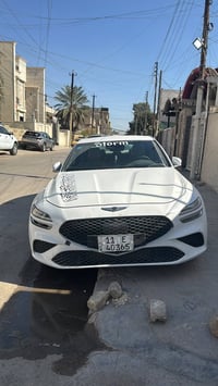 جنسس موديل 2022  6 سلندر 3.3تون تيربو  صبغ صفحه عكس السايق و بنيد  حاد...