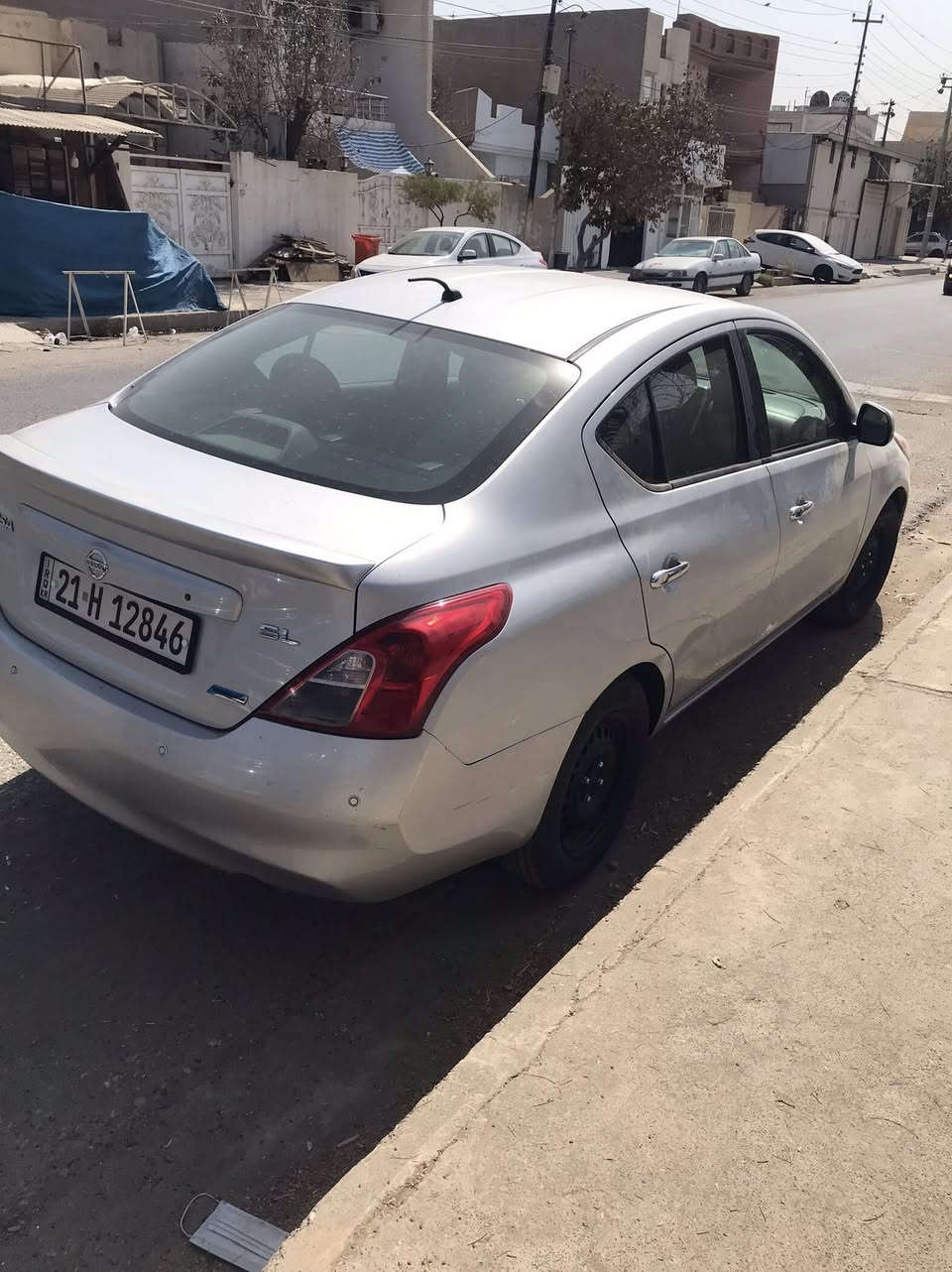 ‎نيسان فيرسا موديل 2012 رقم سليمانيه جديد هزه
‎جديد بس سنويه منتهى سياره ماشيه 170 

‎وارد امريكى حادثها  جاملغ و بونيت بس تبديل و جاملغ سايق تبديل امريكا بدون داخل 

‎مكان سياره اربيل /***********
سعر 94 / مجال
