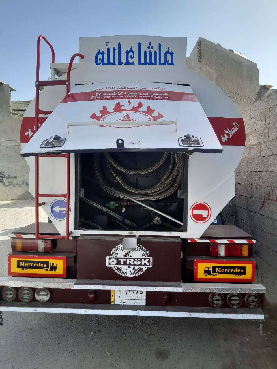 السلام عليكم مكلف بلنشر البي كرواتي حوضية وقود حمولة ١٠٠٠٠ عشرة آلاف لتر تكيال جديد وجي بي اس جديد موديل ١٩٩١ سيارة جاهزة للأخير العنوان بغداد للاتصال ***********
