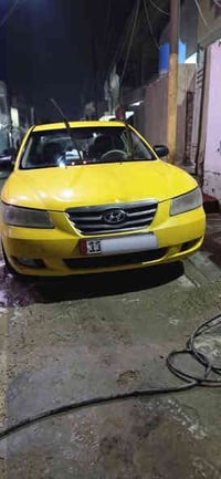 سوناتا 2008 للبيع رقم بغداد هزه جديده   سياره بسمي تحويل ثاني يوم حادث...