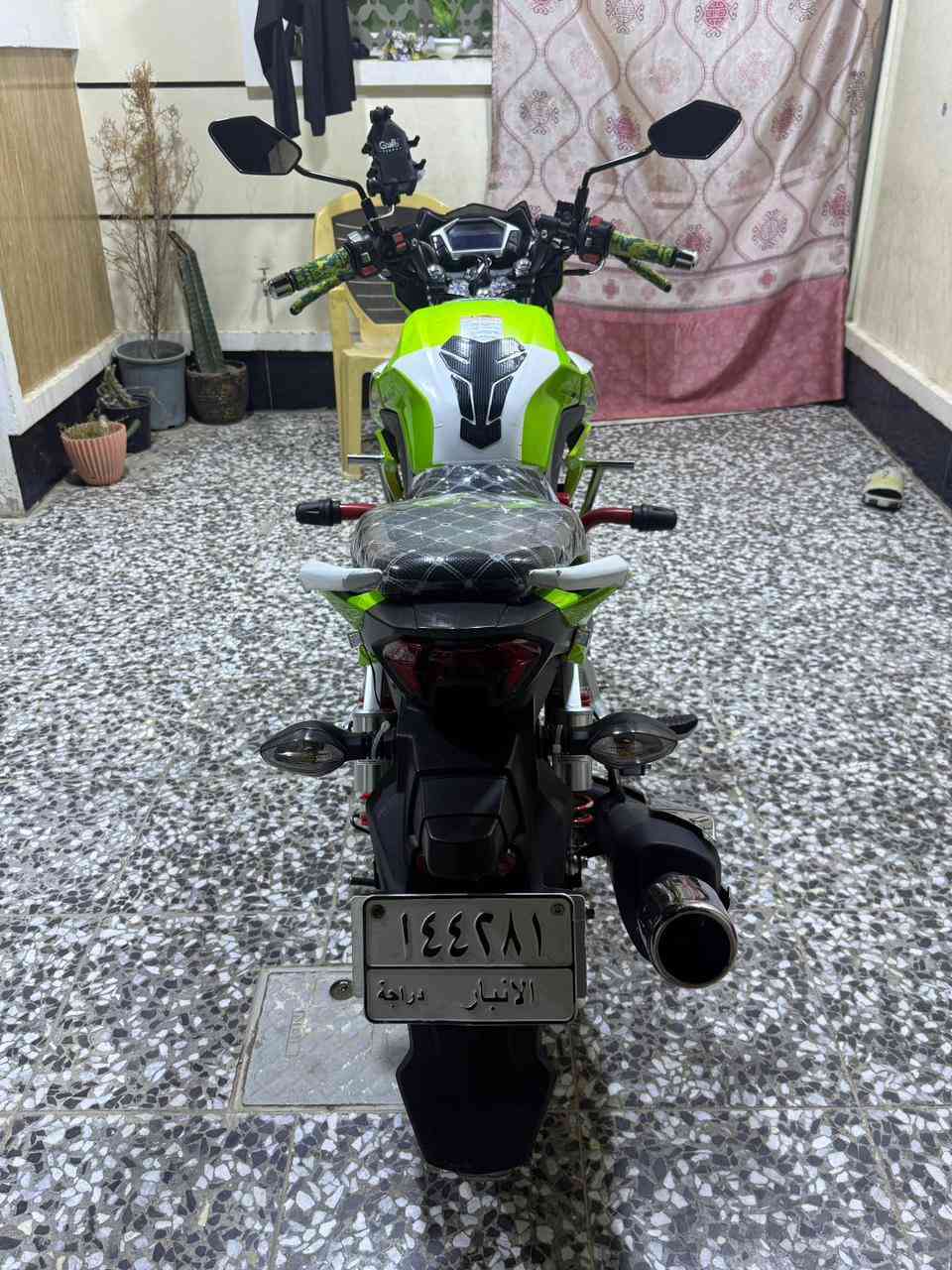 سلام عليكم شباب  ماطور للبيع (هاوجي) مكفول من كلشي ماشي ٢٤(الف)سعر الدراجه (23)وبيه مجال شي بسيط حك الجيه ماتك)مسجل  ثاني يوم تحويل )***********
