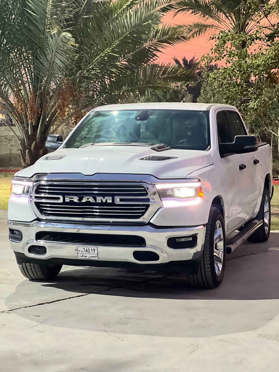 دوج رام بك هورن موديل 2023 (بدون رقم)
سياره بوضع الشركه ماشيه 30
حادثها صطحي بنيد فقط 
سياره جديدة ب معنى الكلمه 
(ترهم مراوس ب كوري) 
المواصفات... 
فور ويل 
كير ماوس
سايد بريك دكمه
تدفئة كشنات
تدفئة ستيرن
كشن منفصل 
صندوك خلفي جكات
مكينه 3600 v6 ايكود
كير 8 نمر
تبريد قطعتين
شاشه كبيرة
لد امامي+ لايت زنون
غطاء بدي + دوسات
نقطه عمياء
تحكم ستيرن
مانع انزلاق+منحدرات
العنوان.... بغداد. ... السعر........227........
***********
***********
