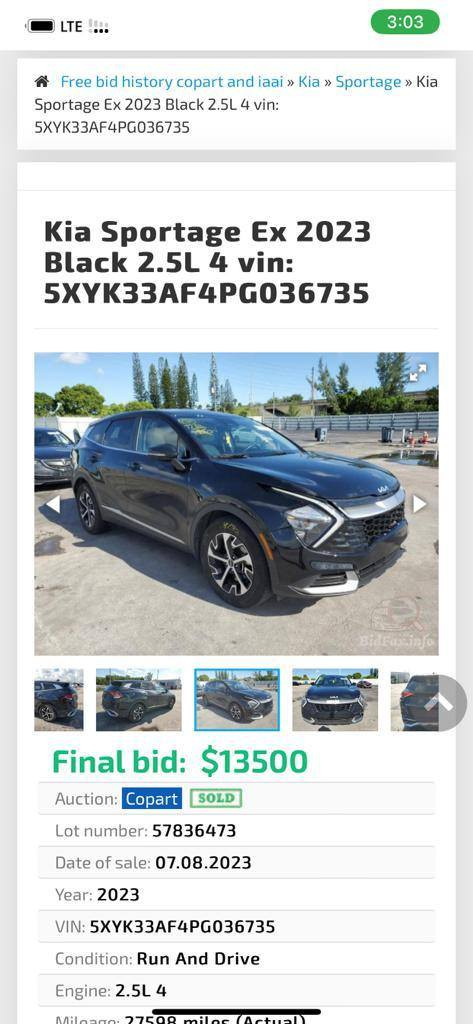 سلام عليكم سبورتج ٢٣ كفاله السياره صبعين بارد اباب الجنطه الصور واضحه السياره جديده ماشيه ٥٠ السعر ٢١٠ للاستفسار ***********
