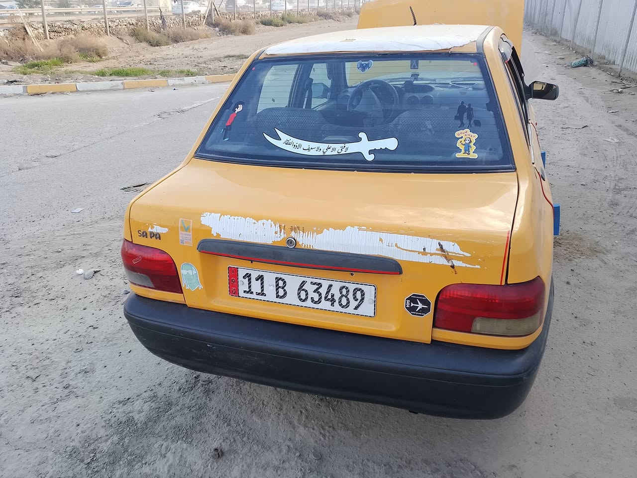 سايبه 2012
25ورقه
مصفره هيئه. ول غرمات ينقص من سعرهه
دبلات جديده
صدر جديد
تخم دعاميات
بطاين بيبان جدد
خياساتهه معمره بس مصابغهن
كهربائيات نضيفه
مكينه كير نضيفات
نضافت داخل 75 %
شواصيهه معمره نضاف
سنويه 28
رقم سياره كدامكم بصوره
السياره ب اسم صاحبي تحويل شوكت ماتريد 

العنوان بغداد 
***********
