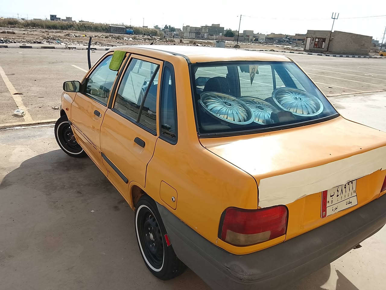 السلام عليكم سايبه موديل 2012مصفره هيئه وغرامات تخم تاير جديد حداديه جديده رقم نكليزي بس باقي ستلامه السعر 28 $ *********** اثير *********** اسيا بس واتساب
