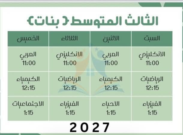 #على_بركة_اللّٰه
#انطلاق محاضرات كروبات الثالث متوسط البنين والبنات هذا #الاسبوع وحسب جدول المنشور 
#وكذالك محاضرات السادس والخامس الابتدائي 
#علمًا أن التسجيل مستمر لبقية الكروبات .
معهد أثر الاهلي 
للاستفسار والاستعلام ***********
***********
***********
او زيارة المعهد 
حي الفلاح الاولى قرب مدخل الحلبوسي
