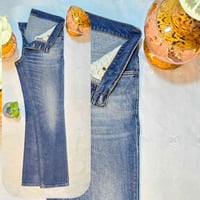 جينز Nudie • مقاس W33 L30 • صنع في إيطاليا