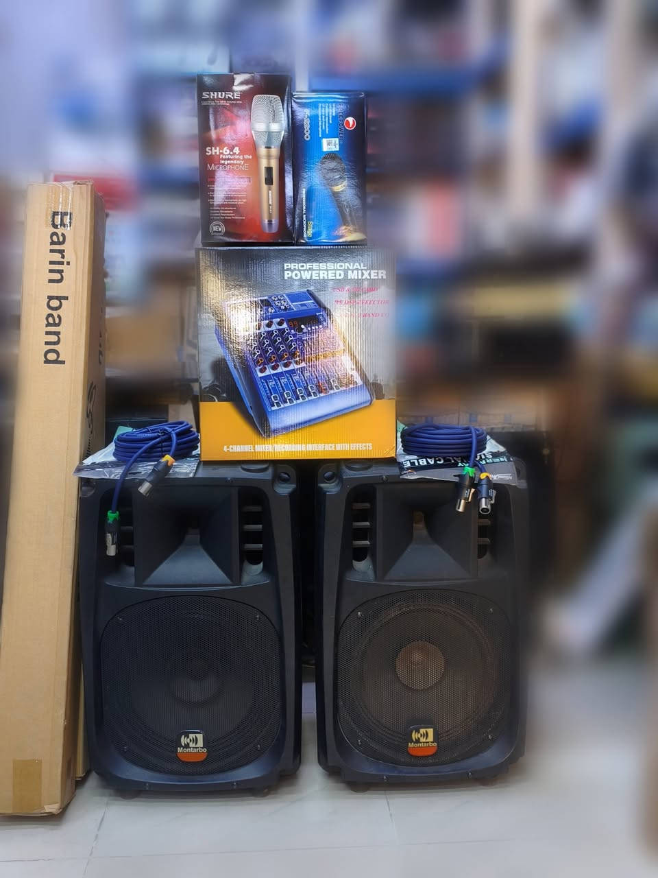عروض لشهر محرم الحرم 🔥🔥🎤
مكسر صوت 4 جنل 
سماعات مونتاربو 440
مايك واير اصلي 🎤
واير سماعة اصلي 
ستاندات سماعة الاصلي 
عروض على شهر محرم لحكو 🔥
للحجز 
*********** واتساب
*********** واتساب
