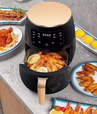 قلاية هوائية • شاشة لمس • أسود ذهبي