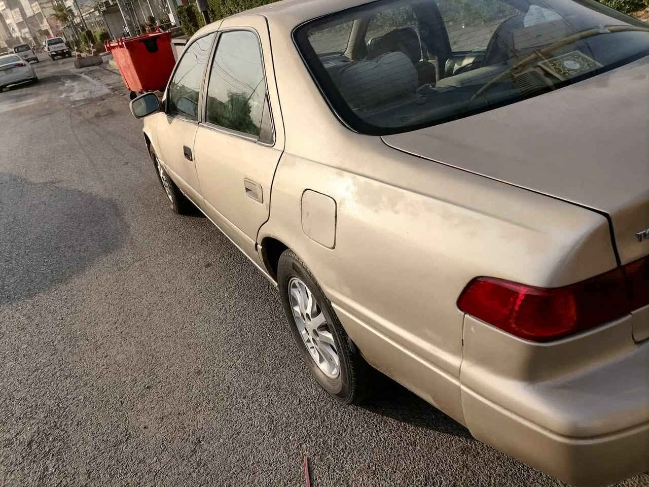 كامري 2001 بغداد تحويل مباشر  محرك 2200 اربع سلندر امريكي تبريد شغال تايرات جدد محرك نضيف كهربائيات شغاله  سياره مال جناي سعرها68 وبيه مجال مكان الانبار فلوجه ...  رمادي  متواجد الاتصال ***********
