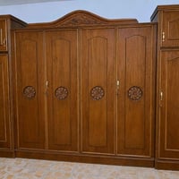 للبيع كنتور صاج تاج أصلي خشب قوي وثقيل جدًا نظيف ومحافظ عليه حجم كبير ...