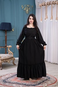 ماكسي • أسود • قماش مارينا