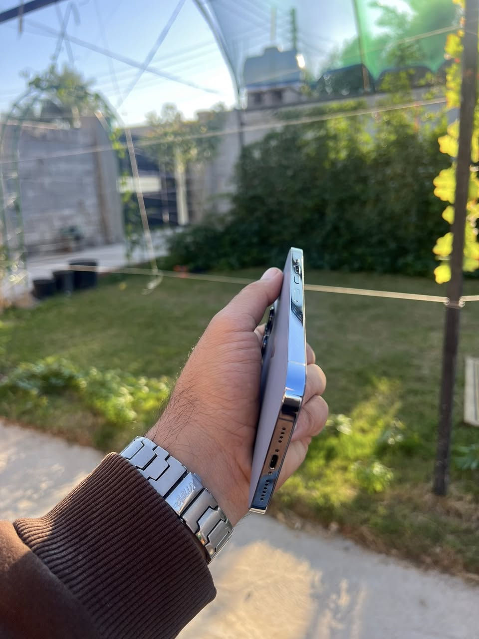 ايفون ١٣ برو ماكس بطاريه ٩٦
ذاكره ٢٥٦
الجهاز مكفول وشخط مابي نظيف بالباكيت
نموذج m
ويا شاحنه شركة عين الفهد الاصليه
العنوان بغداد المعامل
السعر ٧٦٠ الف بي مجال بسيط
ولوما محتاج مابيعه لان شاهد الله كلش نظيف
للاتصال ***********
