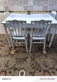 ميز طعام • ٤ كراسي • الشعب السريدات