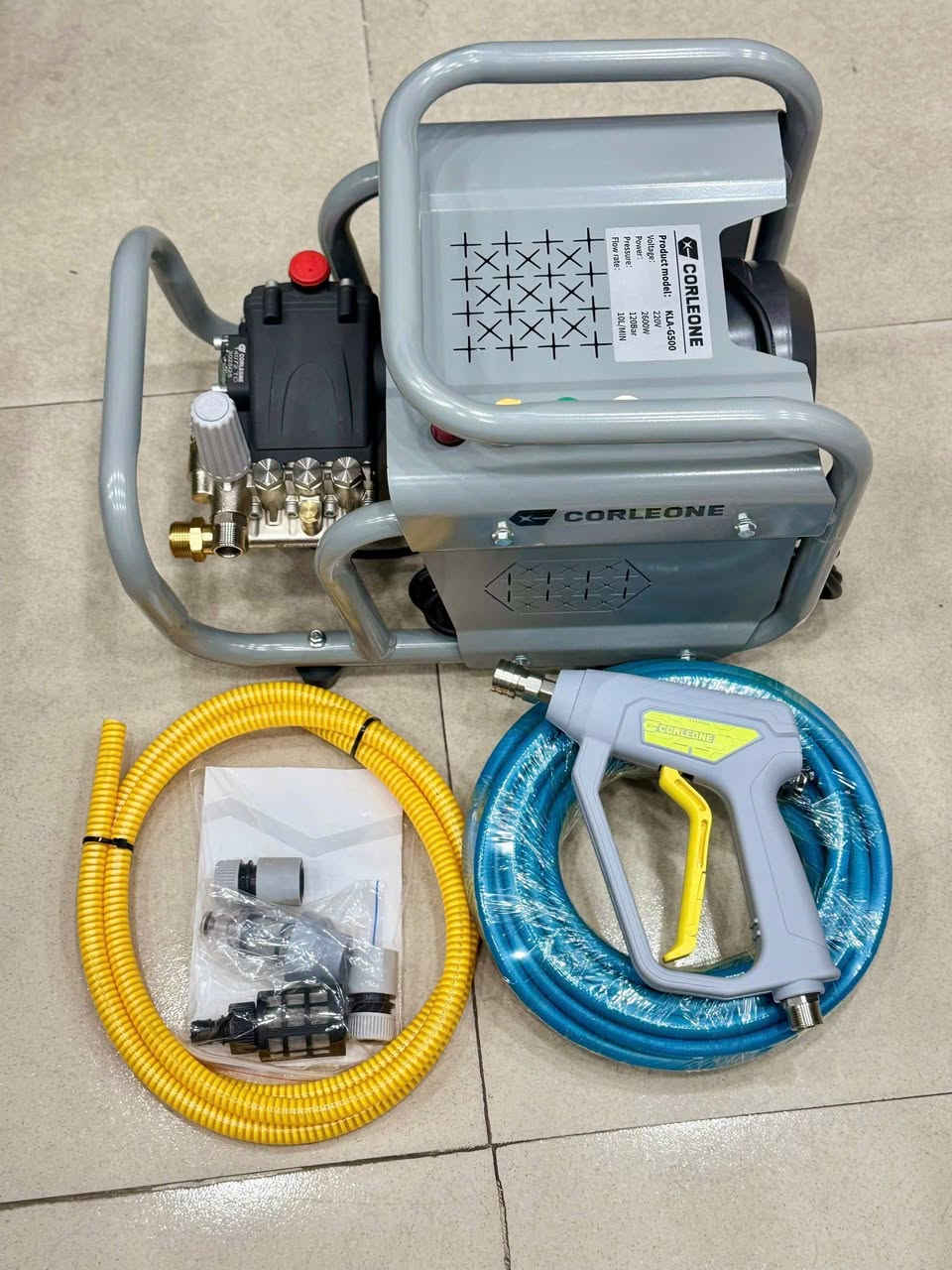 السلام عليكم
Corleone G500 2600w 120bar 
كورليون G500 جديدة غير مستعملة 
التواصل خاص


**إذا كنت صاحب هذا الإعلان وتريد حذفه لأي سبب، رجاءا أرسل رسالة إلى الدعم الفني**