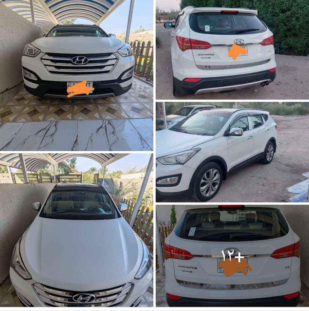 سنتافي موديل ٢٠١٤
١٤ خليجي ٦ سلندر ٢٤٠٠ فور ويل ٣ قطع تبريد بصمة  بانوراما مرايا شفط كراسي كهرباء حساس خلفي 
مكان السياره واسط كوت مركز المدينه 
مكلف بالنشر هذا رقم راعيها 

‭٠٧٧٢ ٣١١ ٢٠٢٥
السعر ١٦٣ وبيها مجال مشروع وطني رقم بغداد
