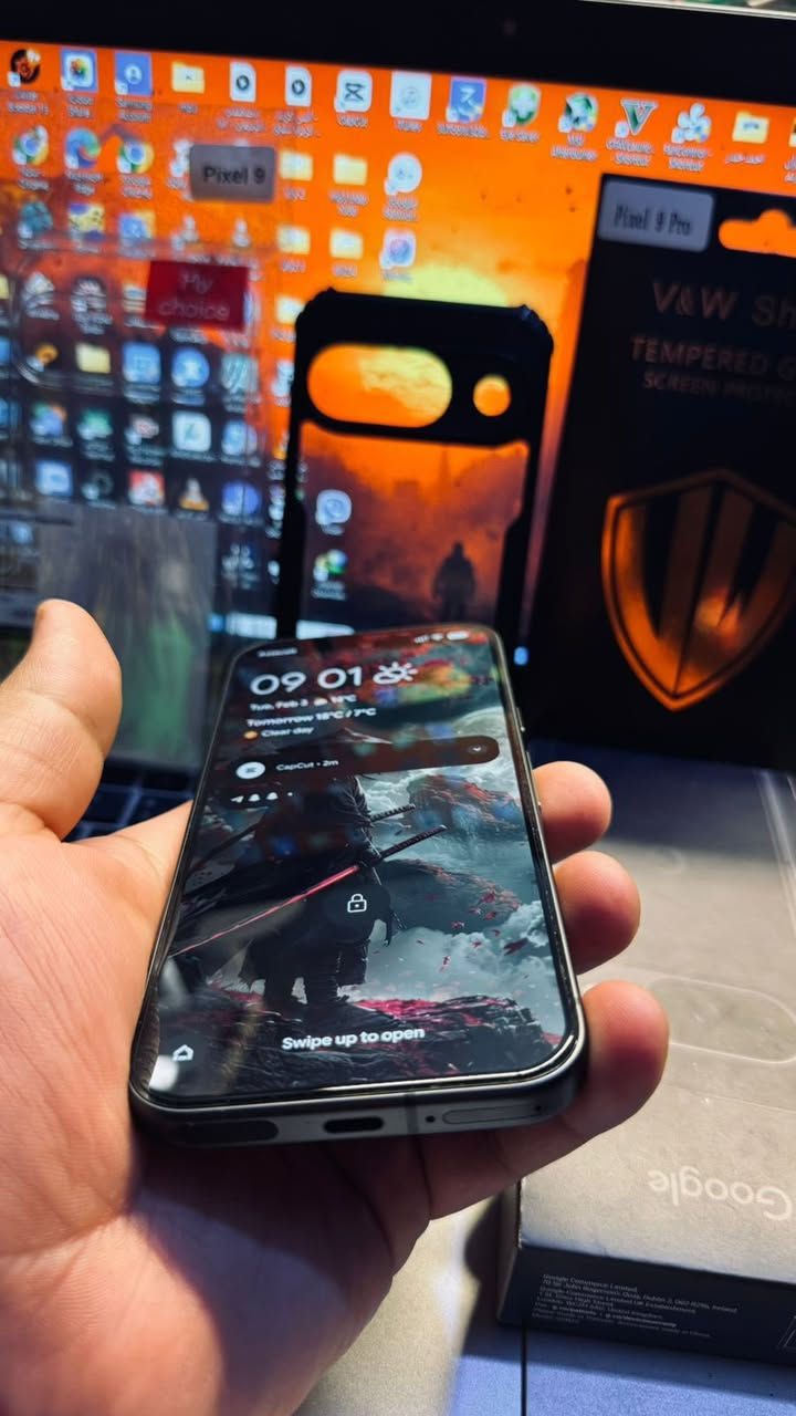 Google pixel 9 pro
النسخه العالميه 
محدث اخر تحديث 
رام 16 
ذاكره 256
فريم 120 
الجهاز جديد بيدي فتحته 
مستخدم شهر 
وياه حافظات 2 
وياه لاسق شاشه 2 
ولاسق كامره 1 
كارتونه وغراضه جدد مامستخدمات 
ااي استفسار تًٓـًٍـعًْــ🏃ــًـاًٍٍّّلٍُْْ 
وات ساب وبخدمتك 
مامتواجد ع الفيس 
او الاتصال ع الرقم 
***********
