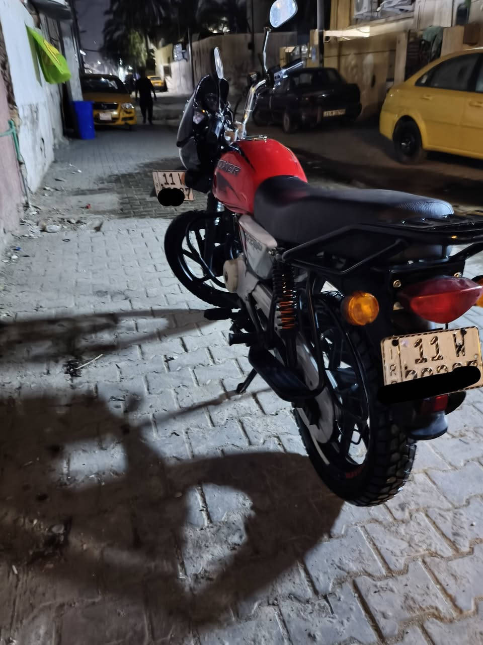 السلام عليكم بوكسر 23 شهر 11
رقم بغداد انكليزي تحويل ثاني يوم
السعر 2300  وبيها مجال 
الدراجه مكينه خرسه لاتبخير ولاتنقيص 
مكاني بغداد 

  *********** بي وتساب او تصال
