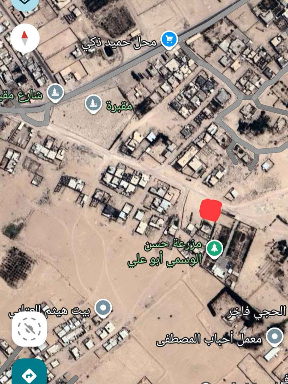 قطعه 400 م للبيع شارع المقبره ***********
