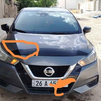 نيسان فيرسا للبيع موديل ٢٠٢٢ وارد امريكي  ماشيه 60الف ضررها ربع البنيد...