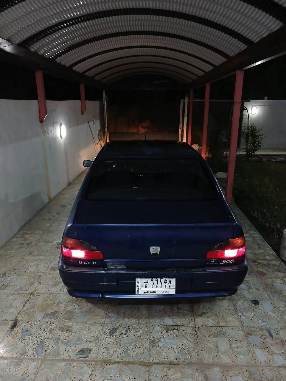 السلام  عليكم بيجو 306 سيارة حلوه محرك كير خير من الله تخم تاير صدر جديد سعر ٤٧ العنوان فلكت سلمان باك ***********
