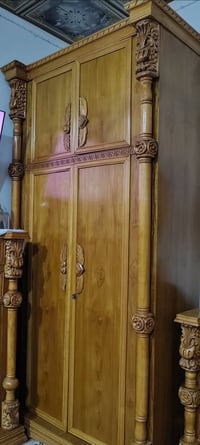 غرفة خشب عراقي • تكمه ضخمه • حطاطه