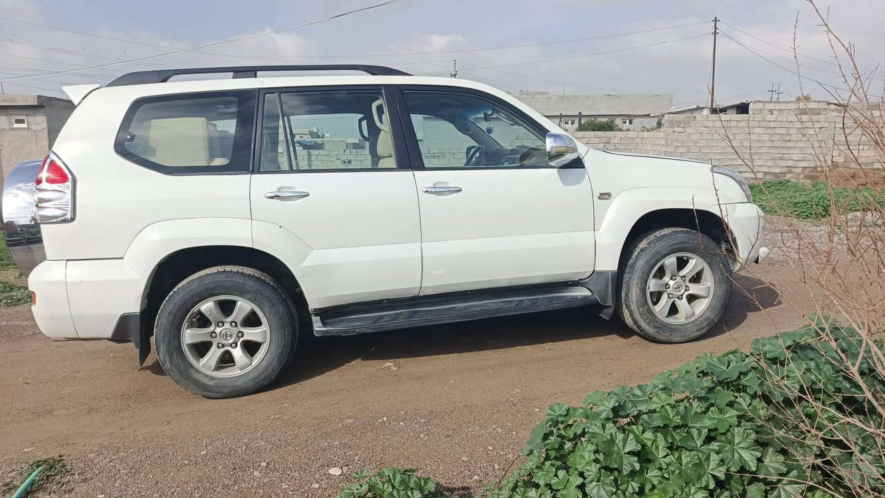 لاندكروز برادو 2007
سياره محرك V6 
سياره GX فول مواصفات ثلاث قطع تبريد كشنات جلد نضيف 
بيها منضومه غاز 
هزه جديده سنويه لحد 2029
سياره شرط تحويل 
بيها دعاميات صبغ اثنين وأثر حادث بسيط بل باب الخلفي 
محرك جديد معمره سياره جاهزه شرط تراي بغداد بصره 
مكان سياره موصل 
رقمها دهوك 
للتفواصيل تواصل وياي عل صفحه 
أو اتصل.. ***********
